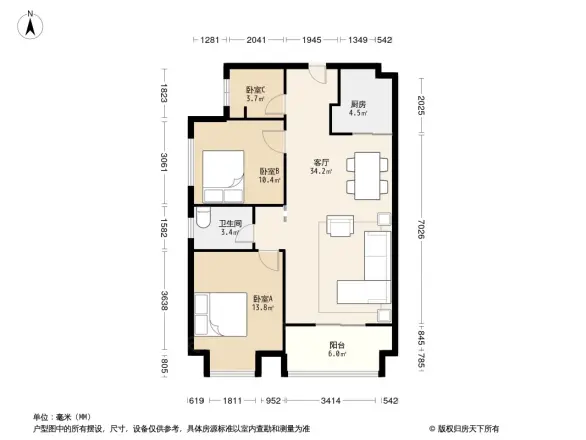 平江壹号户型图