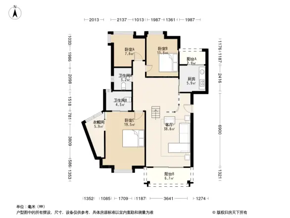 佛山奥园凯茵苑户型图