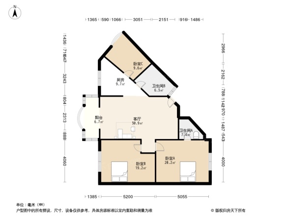 锦绣苑小区户型图