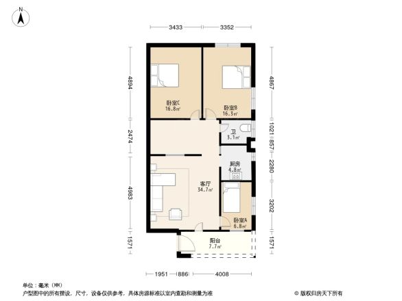 莲华阁户型图