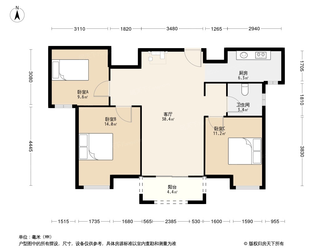 户型图0/1