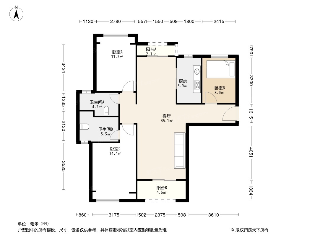 户型图0/1