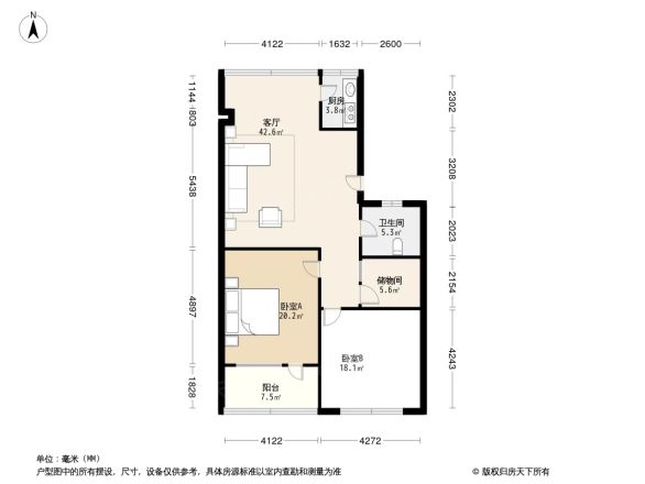 莲华阁户型图