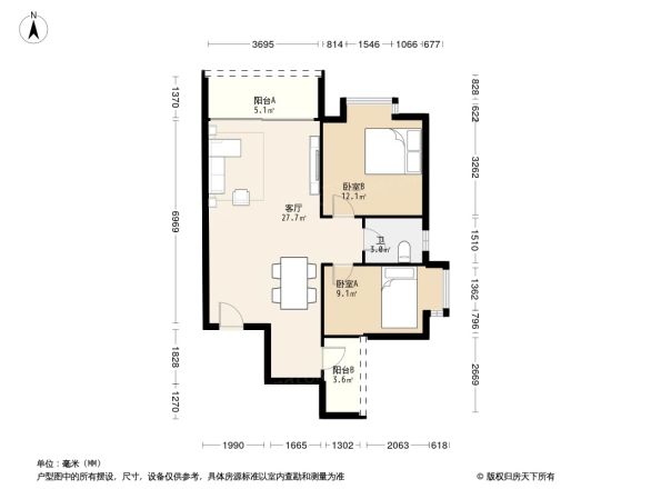 西堤国际花园户型图