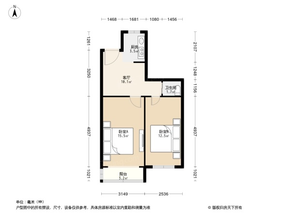 北礼士路60号院户型图