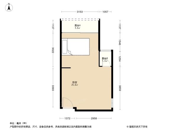雄盛王府广场户型图