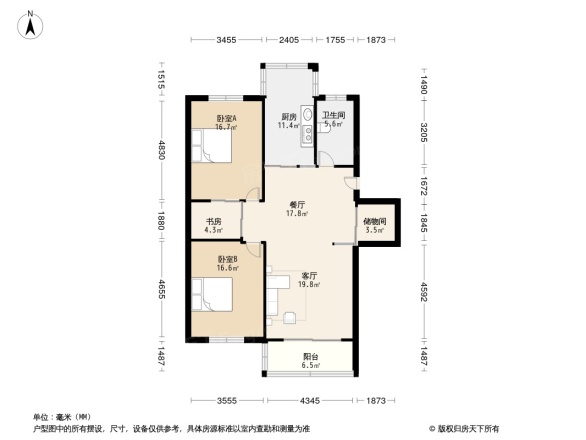 天勤花苑户型图