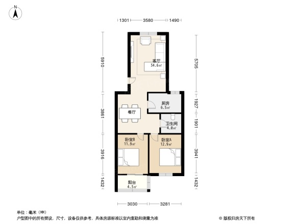 岭南春色户型图