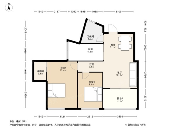 香开新城户型图图片