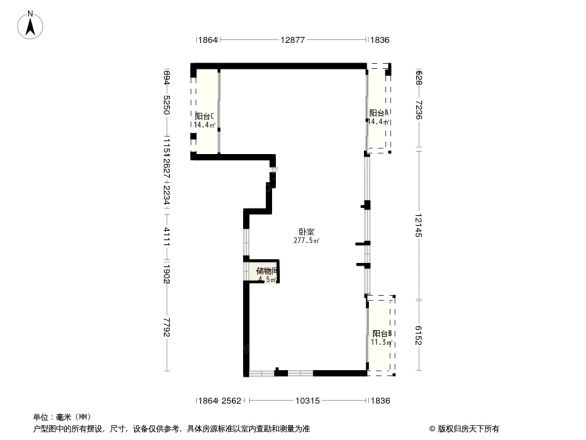 万科湖岸户型图