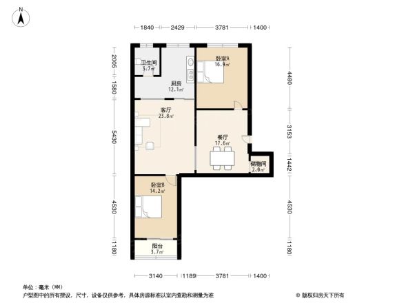 黄河人家户型图