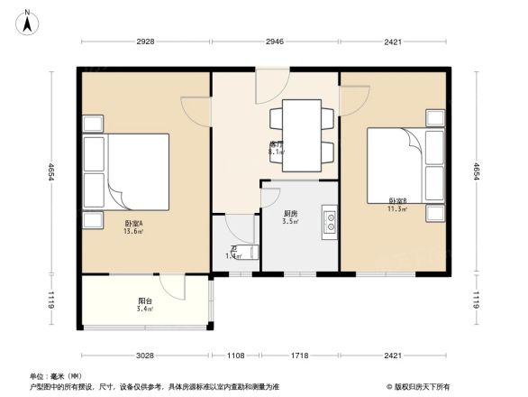 小马厂南里户型图
