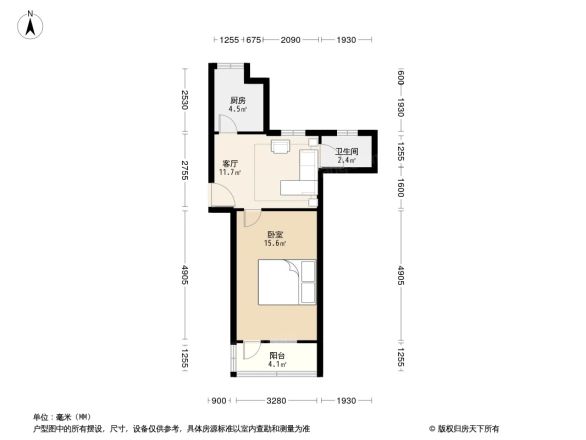 板桥南村东户型图
