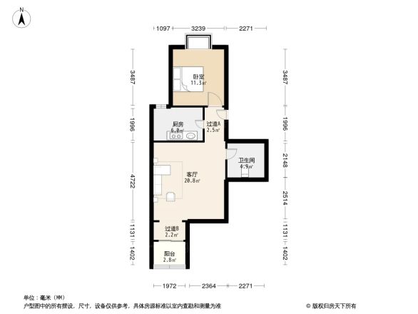 西山峻景户型图