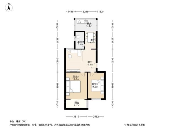 铜城小区户型图