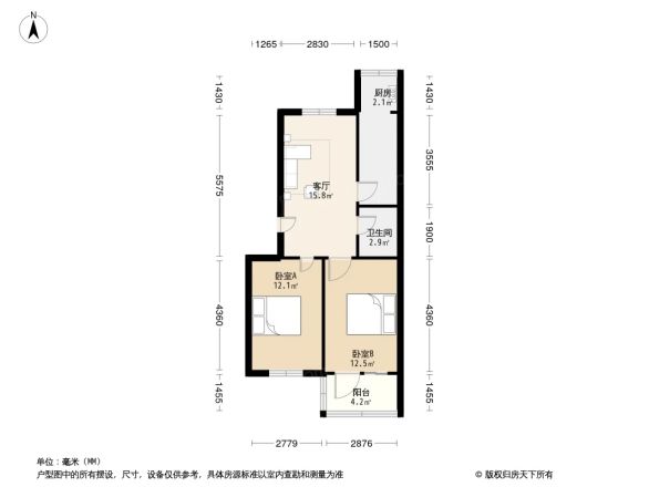 润峰小区户型图
