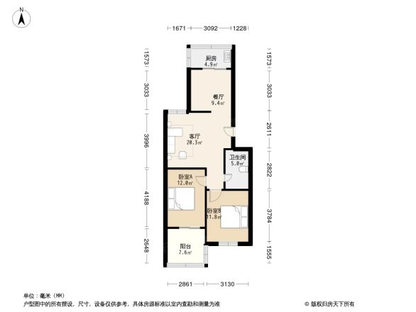 开拓龙腾苑户型图