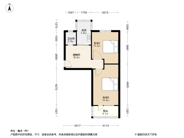 瀍河工商银行家属楼户型图