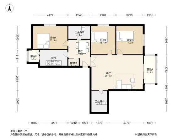 上龙嘉园户型图
