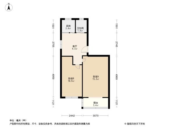 杨庄63号院户型图