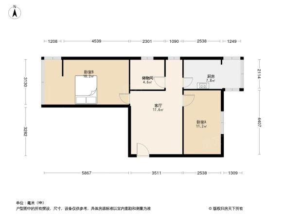 皇苑小区户型图