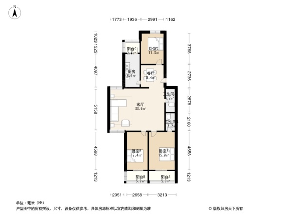 清逸园甲区户型图