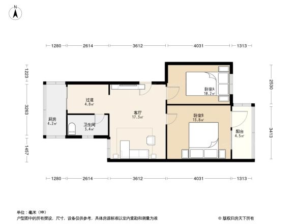 铜城小区户型图
