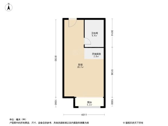 悠乐汇户型图