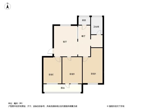 报社家属院户型图