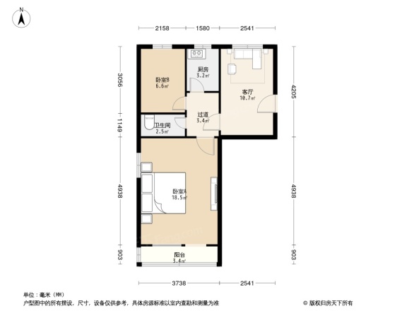 北礼士路60号院户型图