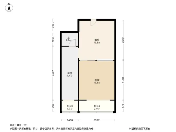 西直门北大街43号院户型图