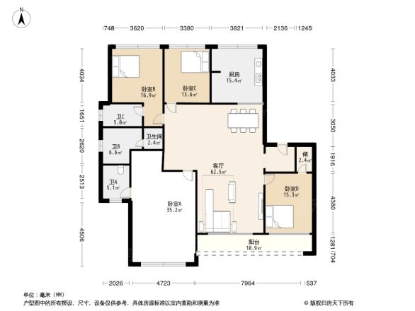 万科湖岸户型图