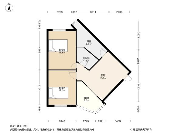 玉通巷5号院户型图