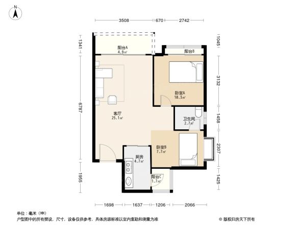 西堤国际花园户型图