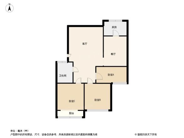 岭南春色户型图