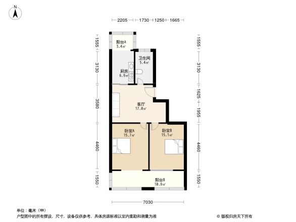 天勤花苑户型图