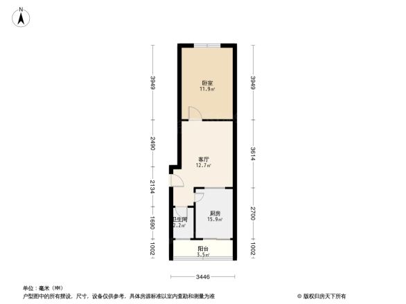 杨庄63号院户型图