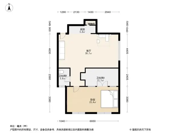 贡院六号户型图