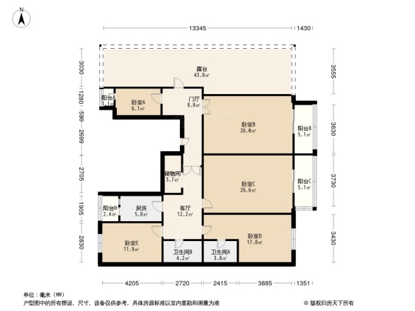 上龙嘉园户型图