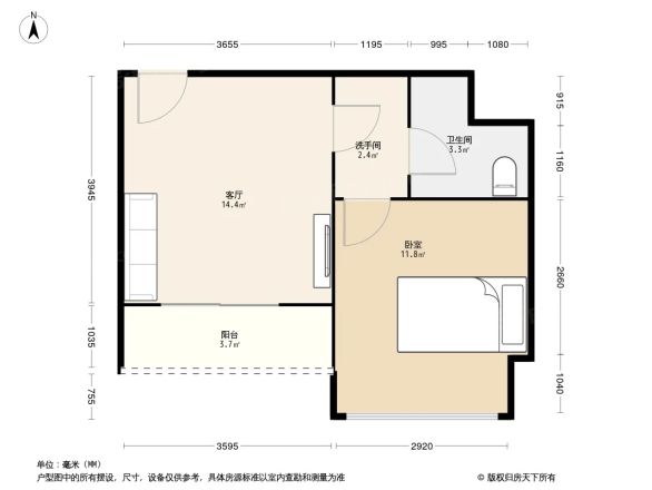 华夏中央广场户型图