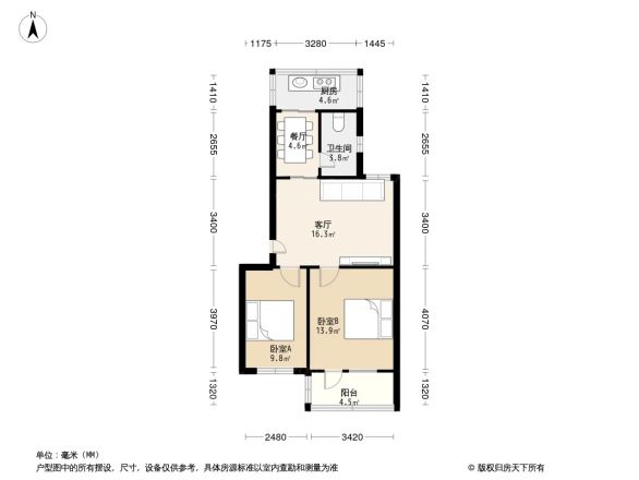 铜城小区户型图