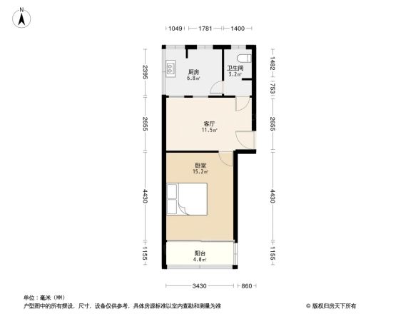 板桥南村东户型图
