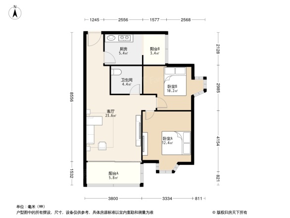 双泉堡125号院户型图