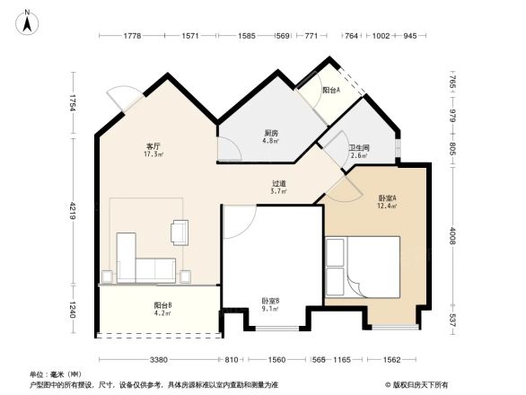 华夏中央广场户型图