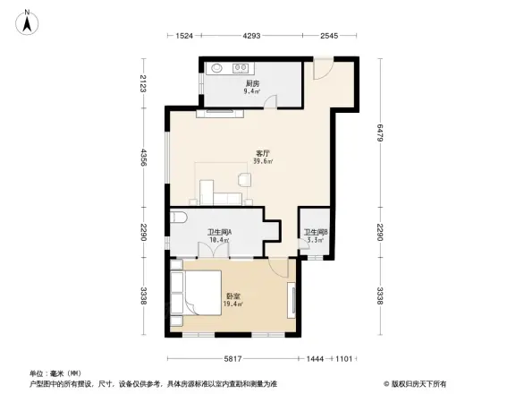 贡院六号户型图