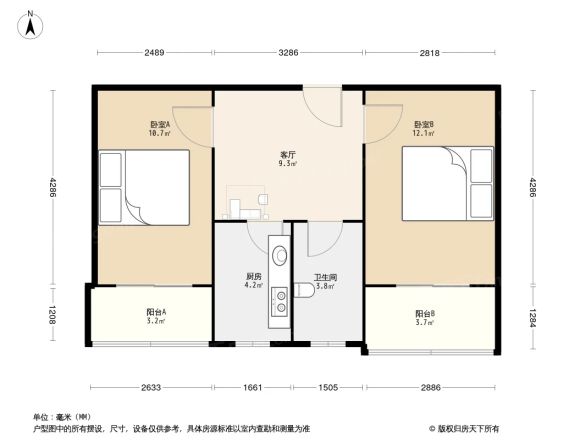 皇苑小区户型图