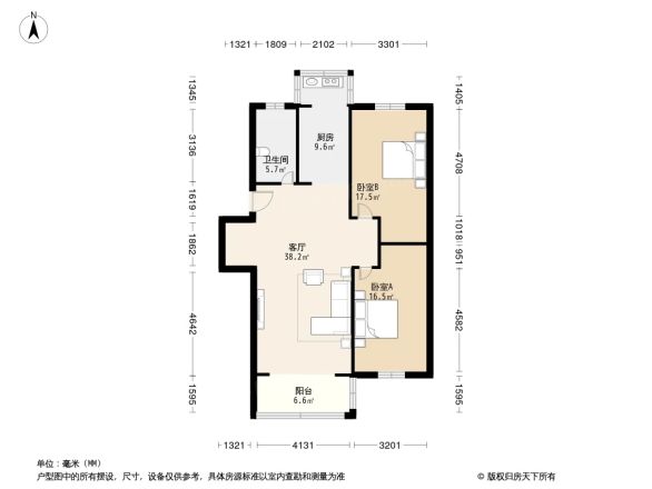 天勤花苑户型图