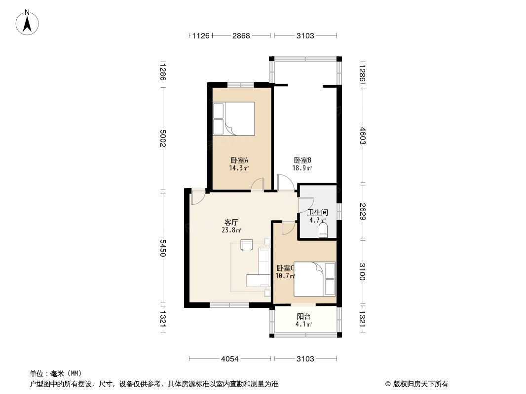 户型图1/2