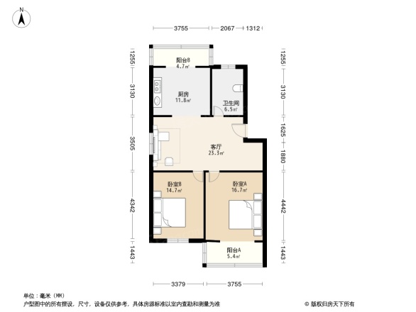 天勤花苑户型图