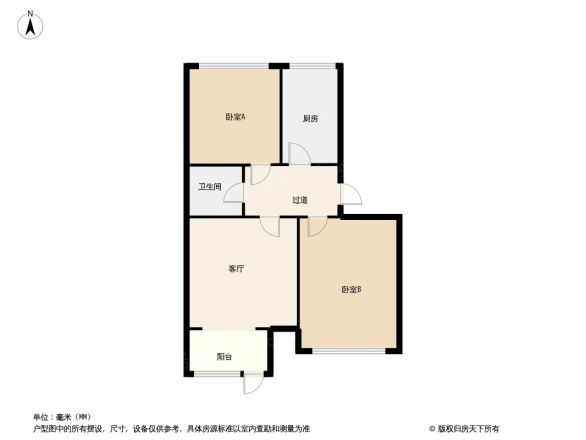 行署路8号院户型图